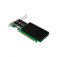 Adaptador de Red Inteligente MELLANOX X-4 PCIe X16 con Doble Puerto Óptico de 100G y 10Gbps para Servidor, PC, Mini Ordenador, Ethernet/WiFi Inalámbrico