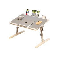 Bureau d'ordinateur portable multifonctionnel inclinable et réglable, design pliable pour chambre à coucher, fenêtre en baie, dortoir étudiant, petite table de chevet