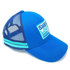 Gorra Trucker de Pana Impermeable de 6 Paneles con Logotipo Bordado Personalizado Australiano de Buena Calidad, Rayas Grises, Estilo Deportivo, Perfil Alto, Tipo Béisbol - Product Image 5