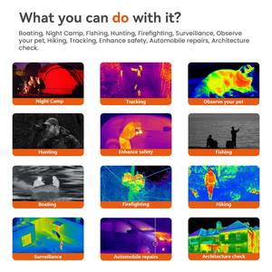 Monocular de Visión Nocturna 84*288 con Súper Resolución AI, Zoom Óptico 8X, Visión a Color Día/Noche para Uso en Exteriores - Product Image 6
