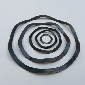 ZN精选尺寸钢黑波弹簧垫圈滑动垫圈波浪式弹性垫圈锁华斯弹性垫圈圆