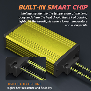Bombillas LED DGLS <span class=keywords><strong>V8</strong></span> de Alta Potencia 160W 36000LM 12V 24V para Automóvil, Bombillas LED H7 con <span class=keywords><strong>Decodificador</strong></span> Canbus, Luz Alta y Baja, Faros LED H4 H1 H11 - Product Image 5