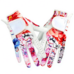 Gants de golf pour hommes Control, paume en cuir Cabretta, design léger en maille, imperméables, antidérapants, confort tout au long de la journée - Product Image 1