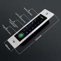 Clavier de contrôle d'accès par empreinte digitale Bluetooth Tuya EF4, installation intégrée, métal, étanche, rétroéclairage, ouvre-porte à relais, lecteur