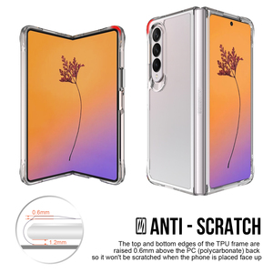 Clara Transparente Cristal Protectora Doblegable Caja De Teléfono Móvil Celular Para <span class=keywords><strong>samsung</strong></span> Z Fold 3 Z Plegado <span class=keywords><strong>4</strong></span> Z Doblegable <span class=keywords><strong>4</strong></span> - Product Image 5