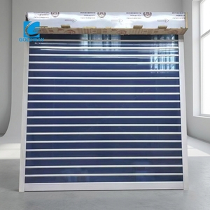 Volet roulant électrique en polycarbonate avec porte transparente Lavage de voiture en PVC pour la cuisine et l'extérieur Surface finie - Product Image 1