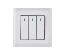 Interrupteurs Muraux Blanc PC Multiples Versions 1/2/3/4 Gang 1/2 Voies pour Contrôle d'Éclairage