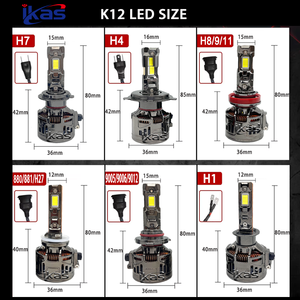 IKAS Usine High Low Beam H4 H19 H13 9007 Voiture Led Phares Avant H4 Led Phare pour <span class=keywords><strong>Moto</strong></span> H4 Led Phare 50000LM - Product Image 6