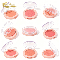 Palette de fards à joues multi-tons avec des couleurs mates et scintillantes pour un maquillage professionnel, OEM ODM en gros