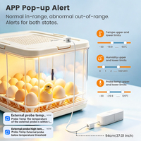 Capteur de température et d'humidité intelligent WiFi Tuya avec sonde externe, surveillance à distance sans fil via application, réfrigérateur, aquarium, incubateur