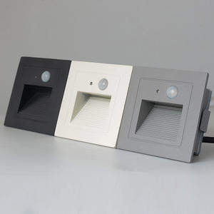 2W Mur Extérieur Moderne A MENÉ LA Lumière D'escalier LED <span class=keywords><strong>lampadaire</strong></span> Sentier lampe radar À Micro-ondes d'induction de corps humain lampe Enterrée - Product Image 2