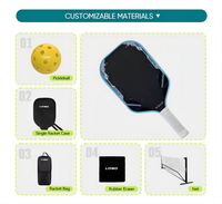 Raquette de pickleball en carbone T700, haute résistance, rebond fluide, raquette de sport professionnelle pour la pratique quotidienne