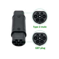 16A 32A 380V AC EV Adaptateur Type 2 Prise Convertir en Prise Mâle GBT pour Voiture Chinoise GB/T