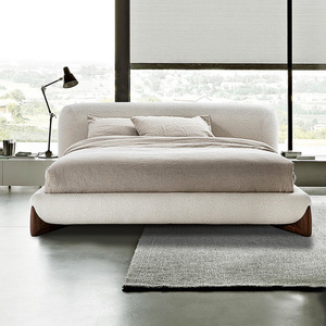 Juego de Dormitorio de Estilo Moderno, Ligero y Lujoso, Cama Suave y Cómoda, Diseño Moderno, Estructura de Madera - Product Image 2