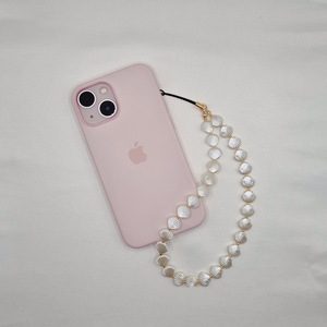 Haute qualité blanc coquille papillon trèfle à quatre feuilles perlé <span class=keywords><strong>chaîne</strong></span> de <span class=keywords><strong>téléphone</strong></span> portable été plage mode amour coeur <span class=keywords><strong>téléphone</strong></span> lanière <span class=keywords><strong>chaîne</strong></span> - Product Image 3
