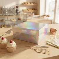 Vente en gros de boîtes à gâteaux blanches et noires, emballages pour cupcakes blancs, boîtes transparentes pour cupcakes avec couvercle en PVC transparent