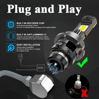 Ampoule LED Canbus SUKIOTO 40000LM D2R D2S, lampe LED D4R D4S, remplace les phares au xénon HID pour Toyota Lexus Subaru Mada Acura Infiniti