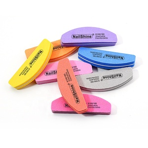 Lime à <span class=keywords><strong>ongles</strong></span> professionnelle écologique en forme de demi-lune, personnalisable avec logo imprimé, grain 100/180 - Product Image 6
