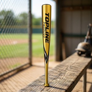 Bate de Béisbol Topline de 28 Pulgadas en Dorado, 1 Pieza, Bate de Béisbol de Aleación de Aluminio Duradero, Nivel de Habilidad Intermedio, Barril de 2.5 Pulgadas - Product Image 1