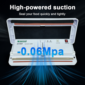 Machine de mise sous vide entièrement électrique OEM, conteneur de cuisine, bocal en verre, scellant sous vide avec bac d'égouttement amovible - Product Image 3