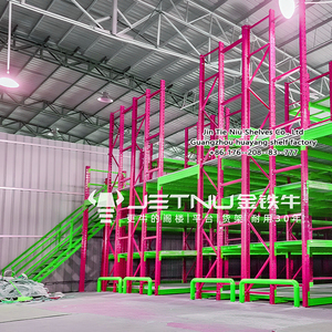 Industrieel Heavy-Duty Mezzanine Rack Systeem Met Stalen Vlonders En Palletstellingen Voor Efficiënt Magazijngebruik - Product Image 1