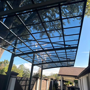 Toldo de aluminio <span class=keywords><strong>para</strong></span> exteriores, pérgola <span class=keywords><strong>para</strong></span> cochera, <span class=keywords><strong>para</strong></span> Villa, comunidad, estacionamiento, Pabellón, serie - Product Image 4