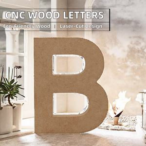 Letras del Alfabeto <span class=keywords><strong>de</strong></span> Cedro Cortadas <span class=keywords><strong>con</strong></span> CNC/Láser, Decoración Elegante para Tiendas y Fiestas, Letreros <span class=keywords><strong>de</strong></span> Pared, Cajas <span class=keywords><strong>de</strong></span> <span class=keywords><strong>Madera</strong></span> Artesanales - Product Image 2