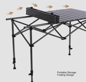 <span class=keywords><strong>Mesa</strong></span> Plegable para Acampar, <span class=keywords><strong>Mesa</strong></span> de Picnic de Acero al Carbono, Muebles de Exterior, <span class=keywords><strong>Mesa</strong></span> Portátil para Acampar, <span class=keywords><strong>Mesa</strong></span> para Barbacoa - Product Image 6
