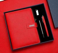 Coffret cadeau A5 en cuir de qualité supérieure avec fermeture magnétique-Journal exécutif de luxe pour réunions d'affaires 250339-A
