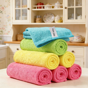 Chiffons de nettoyage en microfibre <span class=keywords><strong>pas</strong></span> chers d'usine, absorbants, pour la maison, la cuisine et la voiture - Product Image 1