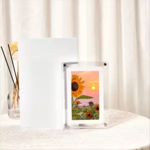 Acrylic Digital Video Photo Frame 5 Inch With 8GB Internal Memory For Home And Office Gifts