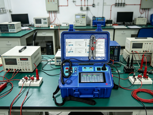 เครื่องวัดพลังงานไฟฟ้าแบบพกพาเฟสเดียว ความแม่นยำสูงระดับ 0.05  220V IP53 รับประกัน 1 ปี ทดสอบอัตโนมัติ ทดสอบการค่อยๆเพิ่มโหลด - Product Image 2