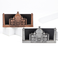 Porte-cartes de visite en métal personnalisé pour souvenirs touristiques, décoration de table, cadeau d'entreprise
