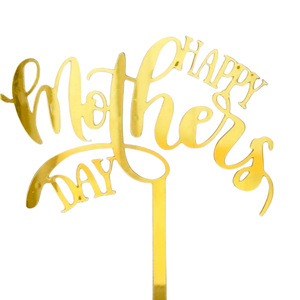 ท็อปเปอร์เค้กอะคริลิค น้ำผึ้งและความหวาน สุขสันต์วันแม่ ของตกแต่งเค้กวันแม่ - Product Image 2