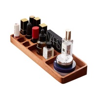 Boîte de rangement cosmétique de bureau, organisateur de maquillage multi-compartiments pour coiffeuse