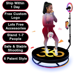 Chuyên nghiệp 360 độ video gian hàng ảo kính với 80cm photobooth bạch kim máy bán hàng tự động cho 360 hình ảnh - Product Image 1