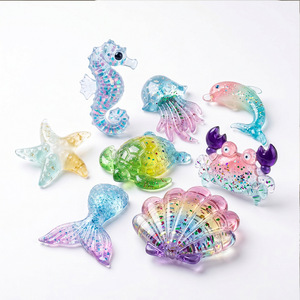 Oceaandieren hanger siliconen mal DIY hars kwallen zeemeermin sleutelhanger sieraden mal - Product Image 6