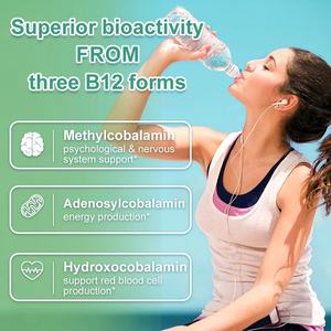 Capsules de vitamine B12, 120 unités, soutient le métabolisme énergétique, l'humeur, le système nerveux, améliore l'immunité, B12 quotidien - Product Image 6