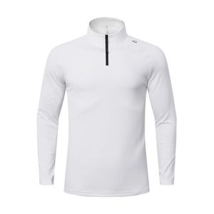 Usine de vêtements personnalisés en cours d'exécution vierge Football Basketball Sports Joggers Training Wear Jersey Zipper Long Sleeves T Shirts - Product Image 2
