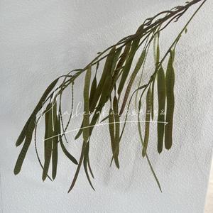 <b>Artificial</b> Pea Pods Greenery <b>Bouquet</b> Outdoor Wedding Decoration PVC Hanging Plants - Product Image 4