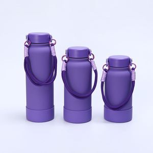 Nuevo Estilo, Botella de Agua Aislada al Vacío de Acero Inoxidable, con Asa de Goma/Pintura en Polvo, Impresión de Logotipo Personalizado, Libre de BPA, para Camping - Product Image 4