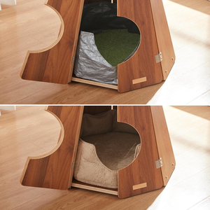 Modern Home Decor Wooden <strong>Cat</strong> <strong>Litter</strong> <strong>Cabinet</strong> &amp; Hidden <strong>Cat</strong> <strong>Litter</strong> Box Furniture <strong>Cat</strong> <strong>Litter</strong> Accessories - Product Image 2