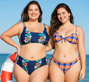 OEM tùy chỉnh in logo đồ bơi sang trọng cộng với kích thước Sexi tắm phù hợp với 2xl-5xl phụ nữ 'đồ bơi bikini nhà sản xuất - Product Image 2