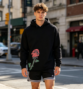 <span class=keywords><strong>Sweat</strong></span>-shirt en coton unisexe, 420g, coupe ample, impression personnalisée brodée, <span class=keywords><strong>sweat</strong></span>-shirt à capuche de style boxy - Product Image 3