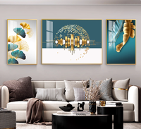 HD 3-Paire Cristal Porcelaine Peinture Salon Suspendu Image Impression Mur Art Œuvres Nature Morte Impression sur Toile