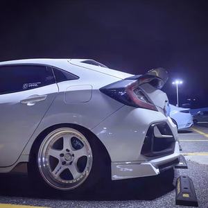 TYPY Mugen Type Splitter de pare-chocs arrière, lames de spoiler, jupes latérales arrière pour Honda Civic 2020-2021 - Product Image 5
