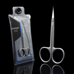 Nail <b>Cuticle</b> <b>Scissors</b> Stainless Steel Flat Curved Trimming ManicureGermany Premium Manicure <b>Scissors</b> Multi-purpose <b>Cuticle</b> - Product Image 2