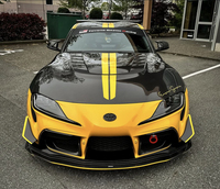 Vente en gros de diffuseur de becquet de lèvre de pare-chocs avant de style Vrs pour Toyota Gr Supra A90 A91 Mk5