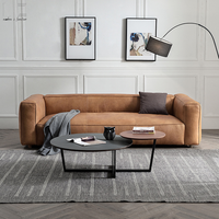Vestíbulo de hotel de lujo Sofá de esquina Sala de estar Muebles para el hogar Diseño moderno Sofá de cuero de 3 plazas de lujo