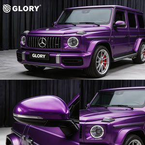 Vinilo para Rotulación de Autos Brillante, Efecto Cromo Arcoíris, Blanco, PET TPU, Suministro Directo de Fábrica Glory, Rollo Completo de 1.52x18M/5x60FT, Adhesivos para Autos - Product Image 6